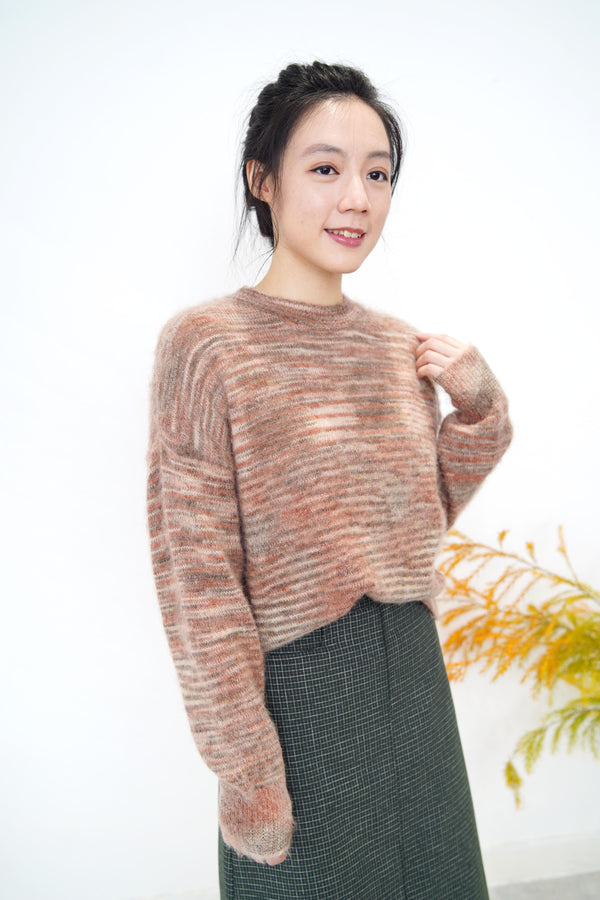 Brown tone soft sweater