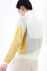 Spring patchwork cardigan
