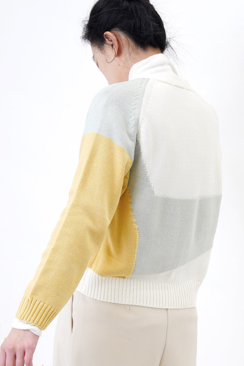 Spring patchwork cardigan
