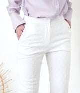 Pastel purple premium sheer shirt