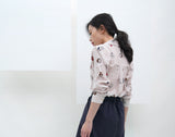 Pink garphic shirt blouse