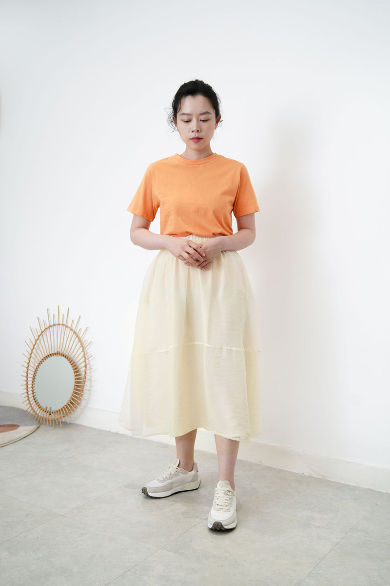 Lemon spring skirt