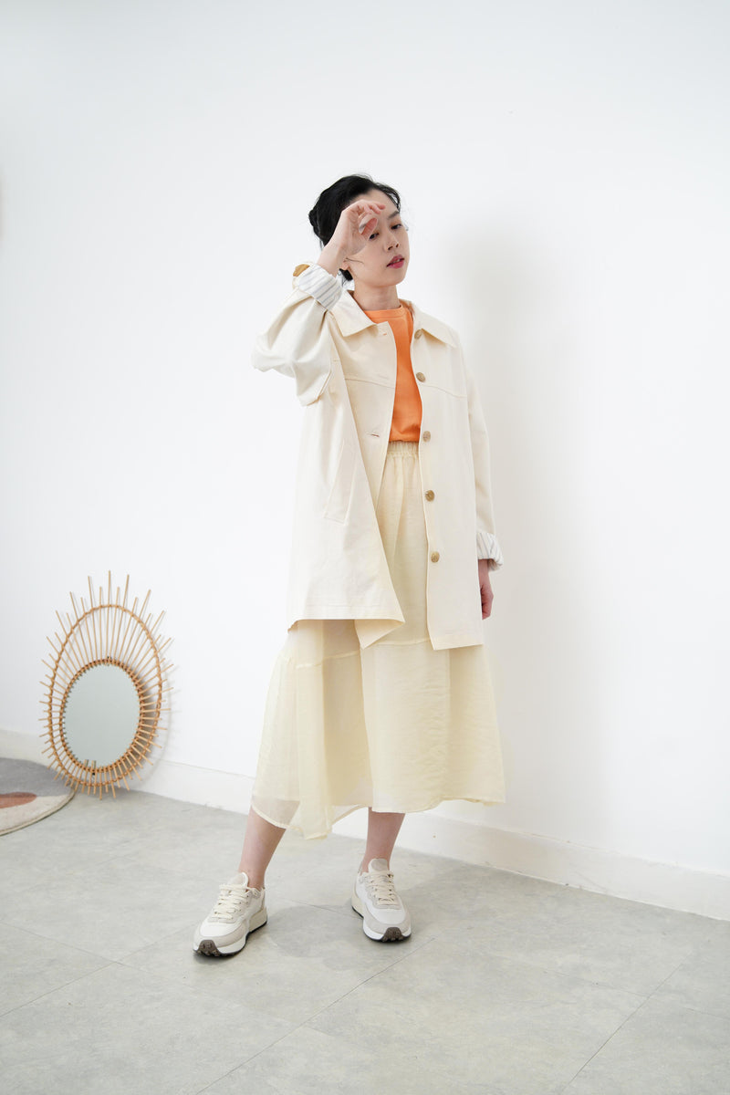Lemon spring skirt