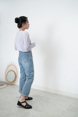 Pencil cut jeans