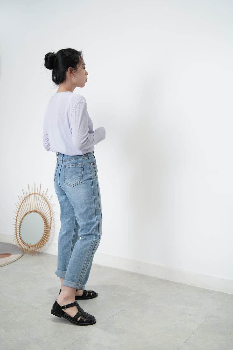 Pencil cut jeans