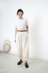 White basic tee