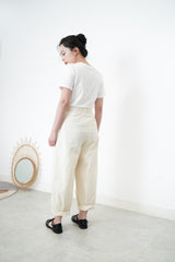White basic tee