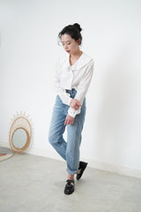 Pencil cut jeans