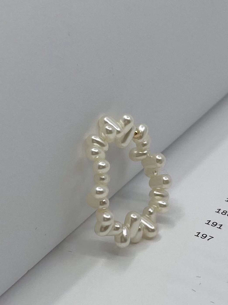 faux pearl ring