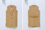 Beige waistcoat w/ detail back