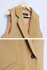 Beige waistcoat w/ detail back